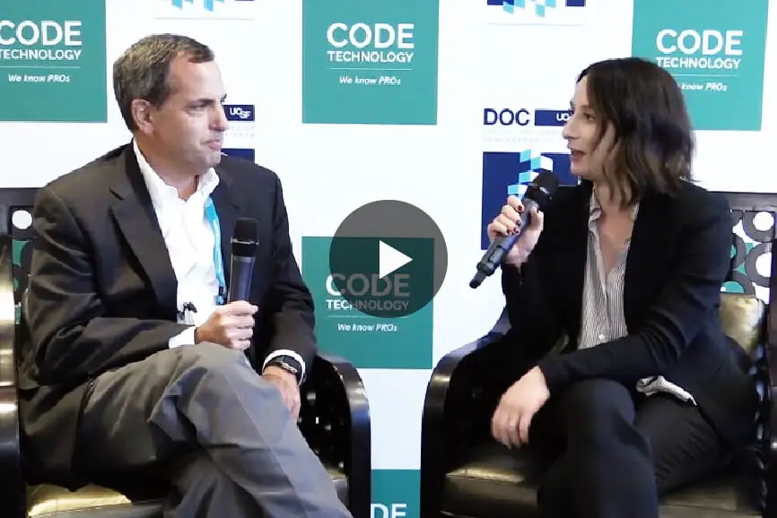 Interview Dr Mark Froimson of AAHKS and Breanna Cunningham of CODE Technology at DOCSF18