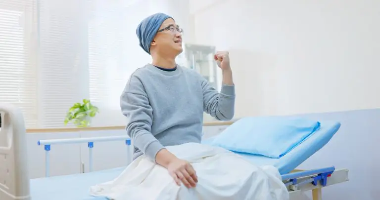 male cancer patient feel hopeful