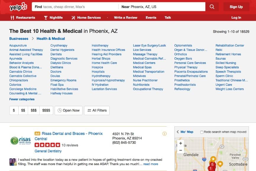 Yelp: A Growing Physician Review Site You Can’t Ignore Yelp: A Growing Physician Review Site You Can’t Ignore