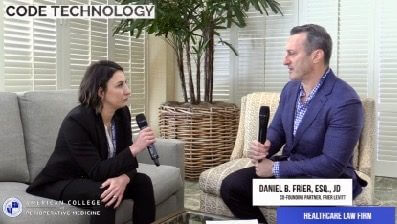 CODE speaking with Daniel B. Frier, Esq., JD at the 4th Interdisciplinary Conference on Orthopedic Value Based Care 2020 CODE speaking with Daniel B. Frier, Esq., JD at the 4th Interdisciplinary Conference on Orthopedic Value Based Care 2020