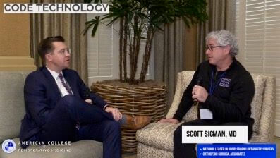 CODE speaking with Dr. Scott Sigman, MD at the 4th Interdisciplinary Conference on Orthopedic Value Based Care 2020 CODE speaking with Dr. Scott Sigman, MD at the 4th Interdisciplinary Conference on Orthopedic Value Based Care 2020