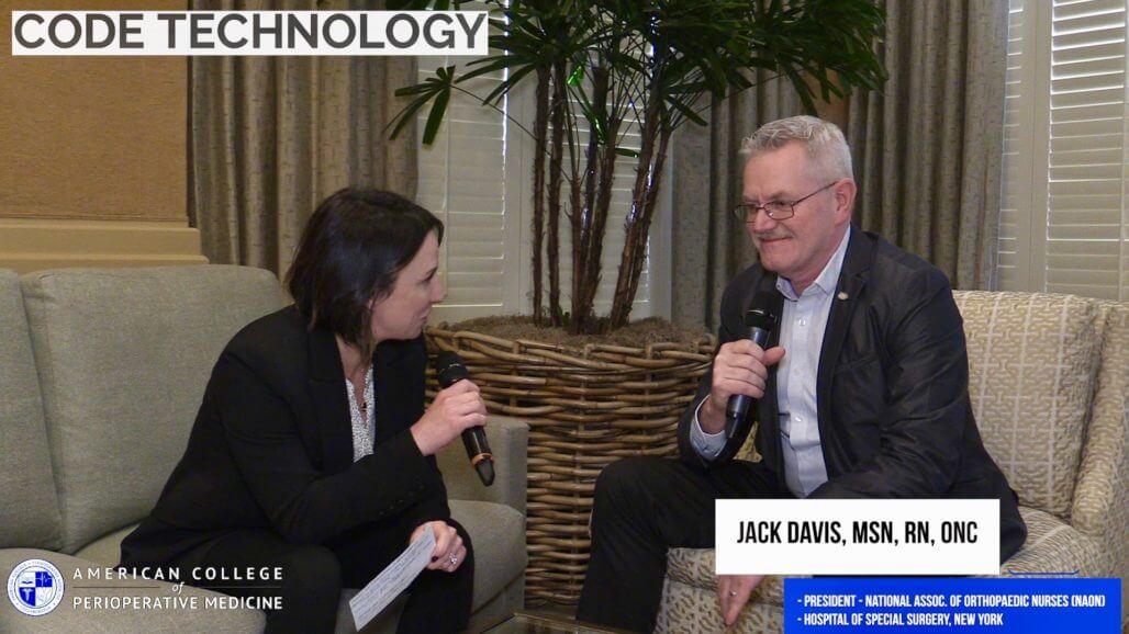 CODE speaking with Jack Davis, MSN, RN, ONC at the 4th Interdisciplinary Conference on Orthopedic Value Based Care 2020 CODE speaking with Jack Davis, MSN, RN, ONC at the 4th Interdisciplinary Conference on Orthopedic Value Based Care 2020