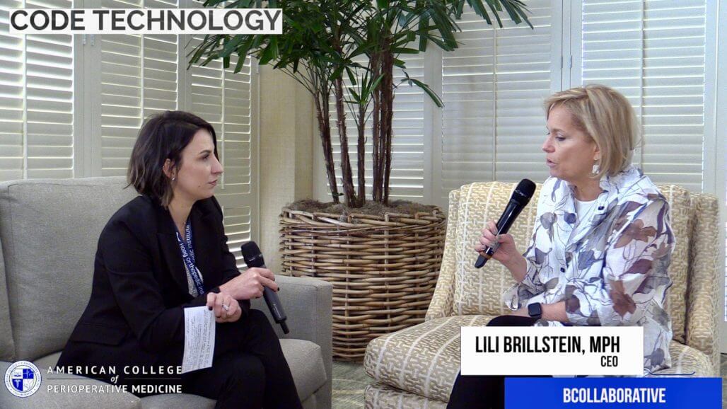 CODE speaking with Lili Brillstein at the 4th Interdisciplinary Conference on Orthopedic Value Based Care 2020 CODE speaking with Lili Brillstein at the 4th Interdisciplinary Conference on Orthopedic Value Based Care 2020