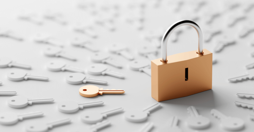 keys and a lock