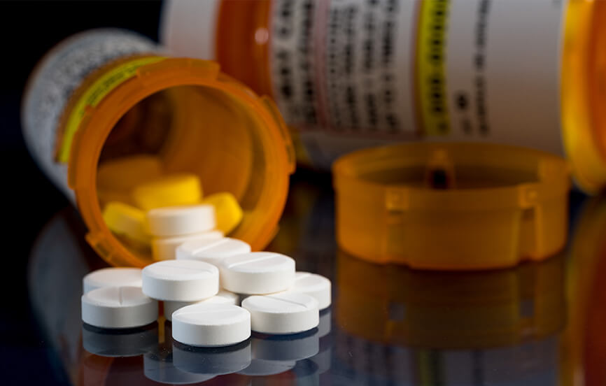 Narcotics in prescription bottles