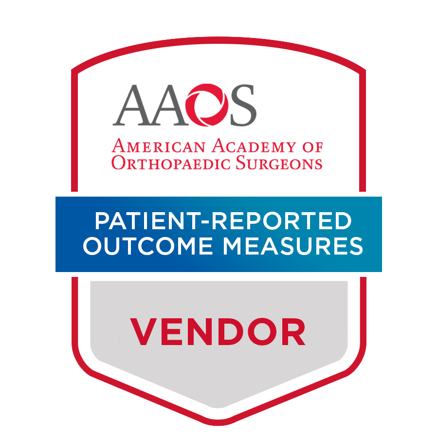 AAOS PROMs Vendor Program Badge